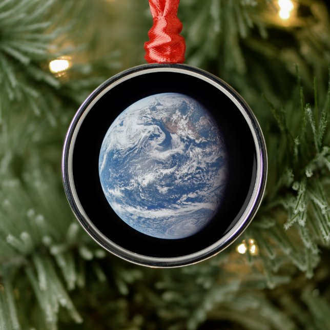 Planet Earth Taken By The Apollo 11 Crew. Metal Ornament (Tree)