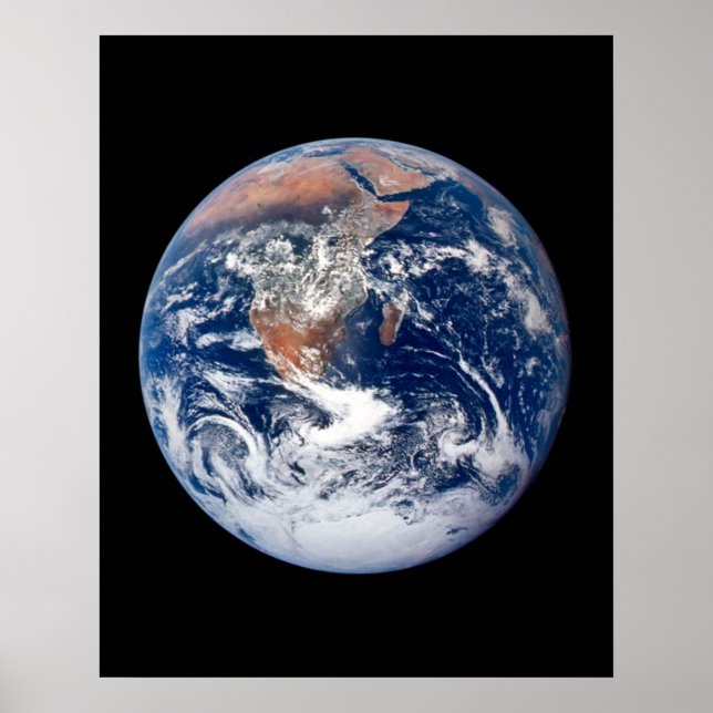 Planet Earth view from Apollo 17  Poster (Front)