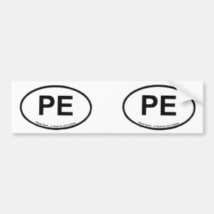 Planet Earth Vinyl Bumper Sticker