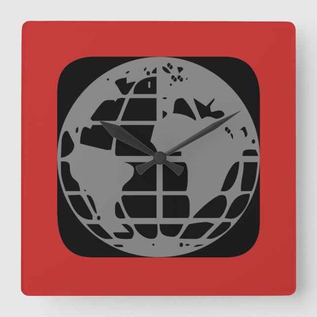 "Planet Earth" Wall Clock (Front)