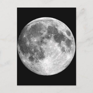 PLANET EARTH'S MOON natural (solar system) ~ Postcard