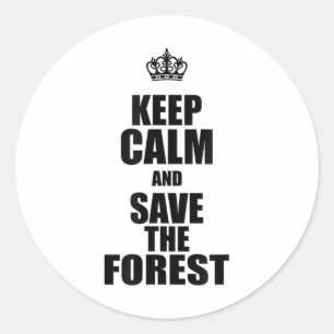 Planet Environmental Saying Climate Protection Des Classic Round Sticker