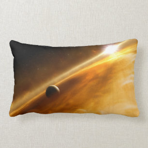 Planet Fomalhaut B Orbiting a Star Lumbar Cushion