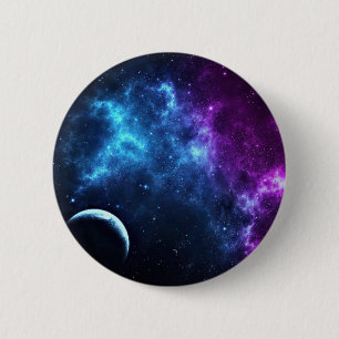 Planet Galaxy Button
