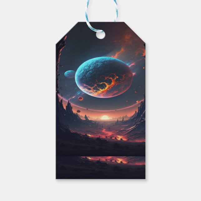 Planet Gift Tag  (Front)