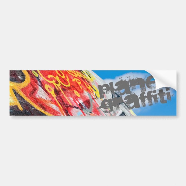 planet graffiti bumper sticker (Front)