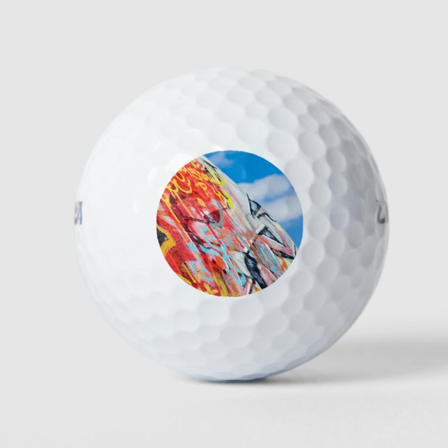 planet graffiti golf balls (Front)