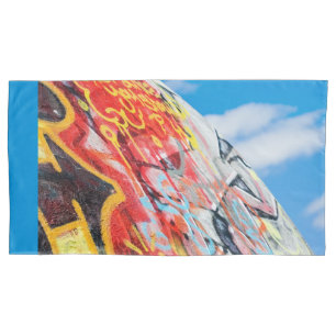 planet graffiti pillowcase