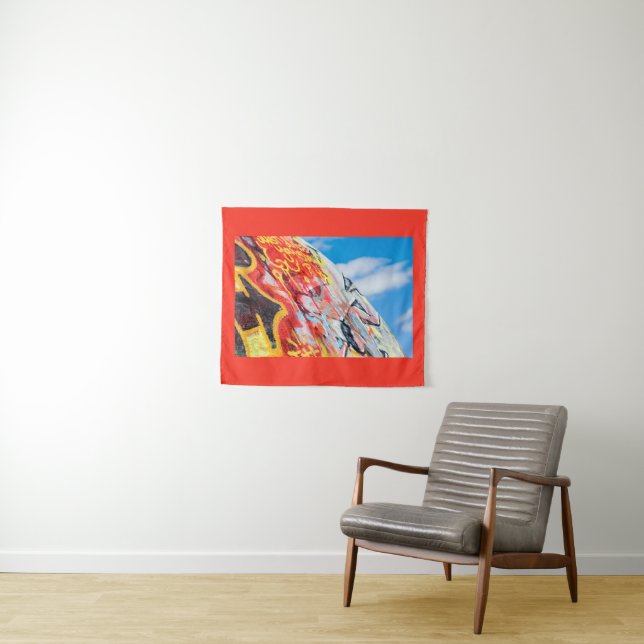 planet graffiti tapestry (In Situ (Horizontal))