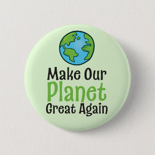 Planet Great Again Standard, 2¼ Inch Round Button