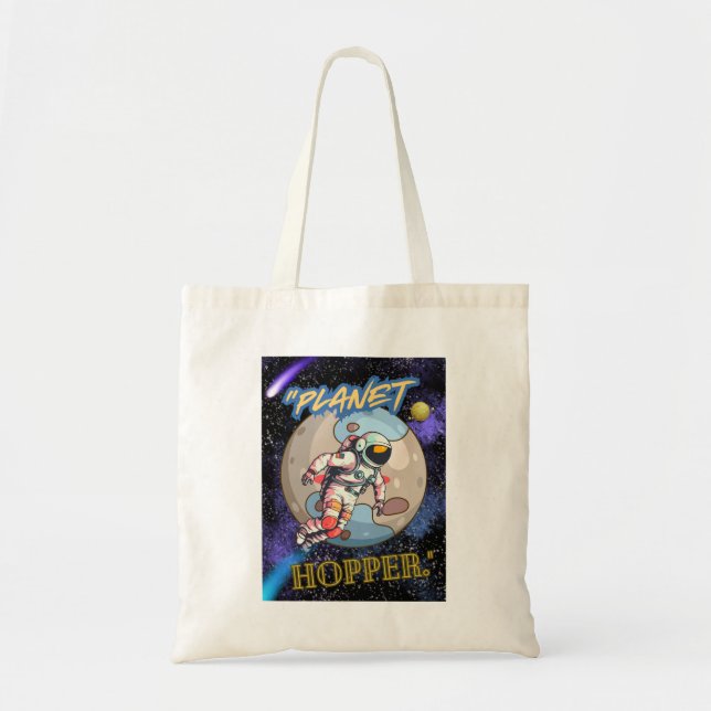Planet hooper  tote bag (Front)