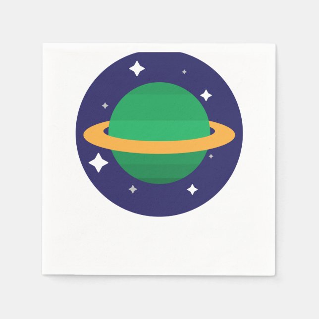 planet in space napkin (Front)