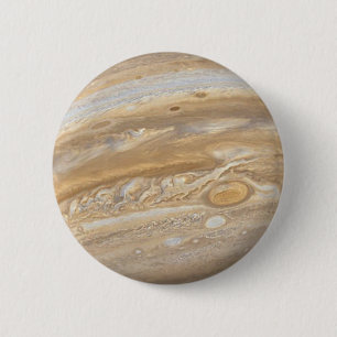 Planet Jupiter 6 Cm Round Badge
