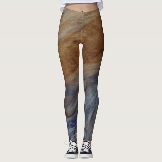 Planet Jupiter Great Red Spot Leggings (Front)