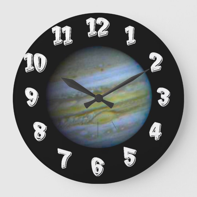 Planet Jupiter Large Clock (Front)