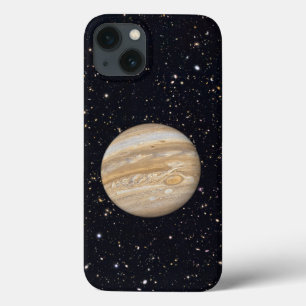 Planet Jupiter Starry Sky iPhone 13 Case