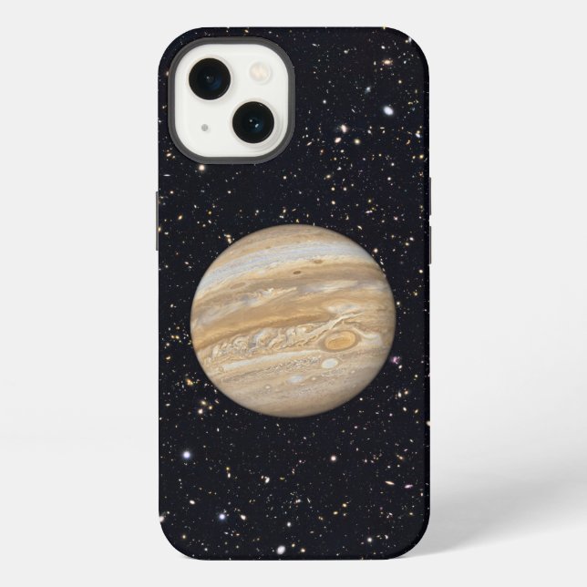 Planet Jupiter Starry Sky iPhone Case (Back)