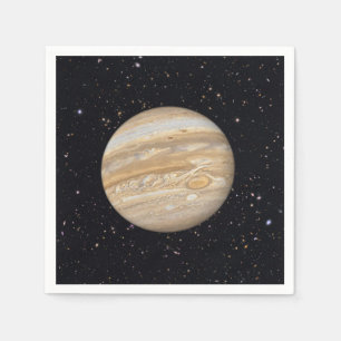 Planet Jupiter Starry Sky Napkins