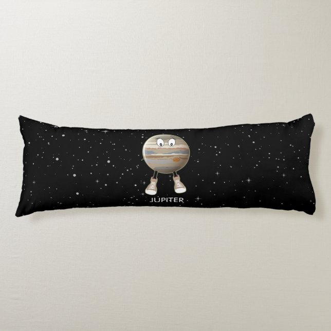 Planet Jupiter & Stars Body Cushion (Front)