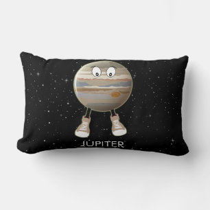 Planet Jupiter & Stars Lumbar Cushion