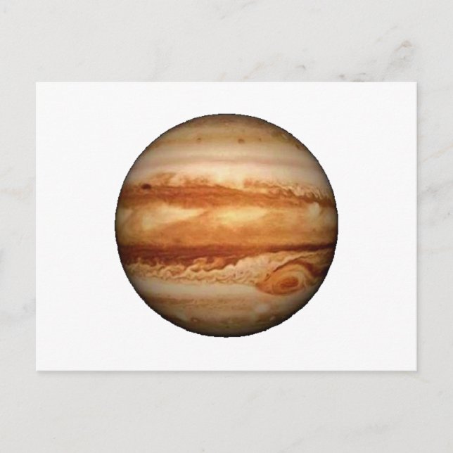 PLANET JUPITER v.3 (solar system) ~ Postcard (Front)