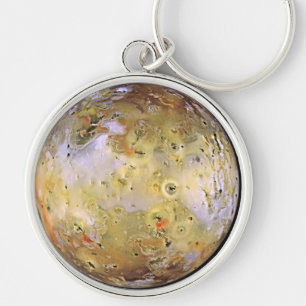 PLANET JUPITER'S MOON IO (solar system) ~ Key Ring