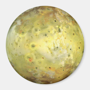 PLANET JUPITER'S MOON IO true colour (solar system Magnet