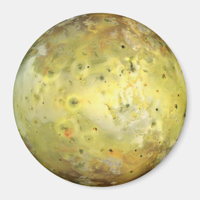 PLANET JUPITER'S MOON IO true colour (solar system Magnet (Front)