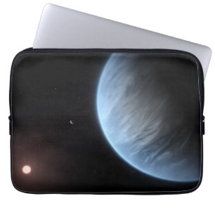 Planet K2-18b, Host Star And Accompanying Planet. Laptop Sleeve