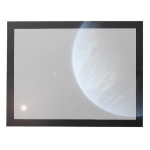 Planet K2-18b, Host Star And Accompanying Planet. Notepad