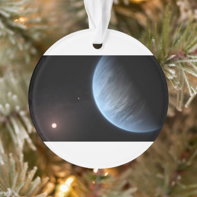 Planet K2-18b, Host Star And Accompanying Planet. Ornament (Tree)
