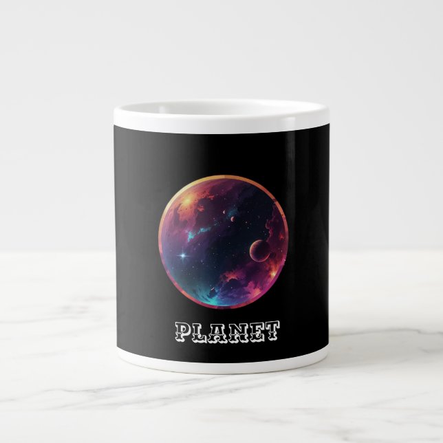 Planet Large Coffee Mug (Front)