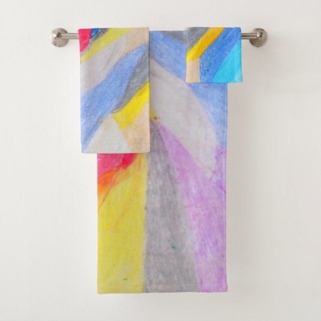 Planet Life Bath Towel Set (Insitu)