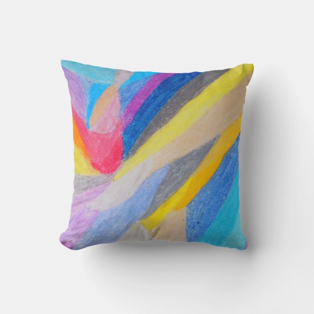 Planet Life Throw Pillow (Front)
