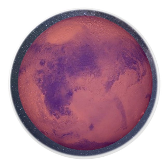 Planet Mars Ceramic Knob (Front)