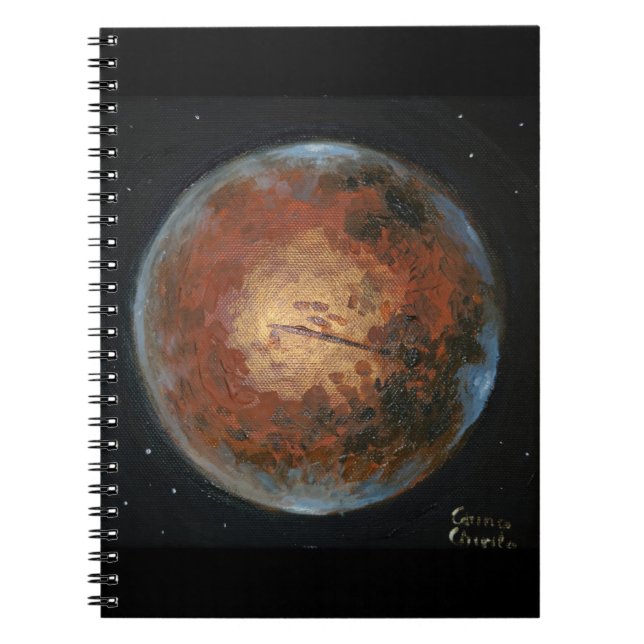 Planet Mars Notebook (Front)