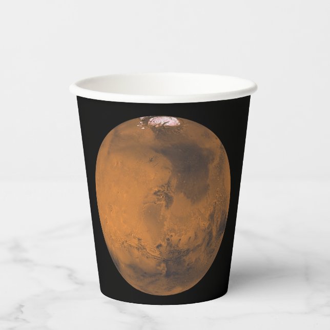Planet Mars Paper Cups (Front)