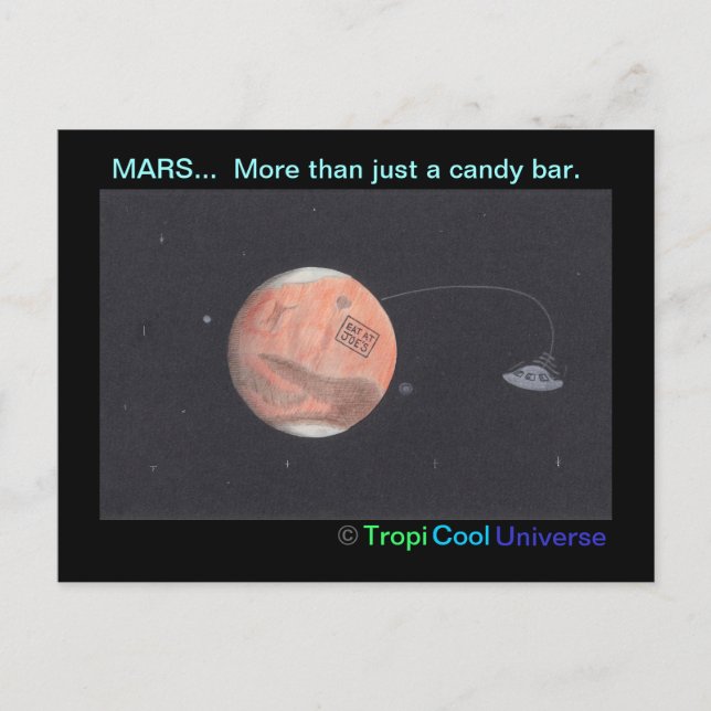 Planet MARS postcard (Front)