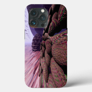 Planet Mars. Walls Surreal Futuristic Fractal Art iPhone 13 Pro Case