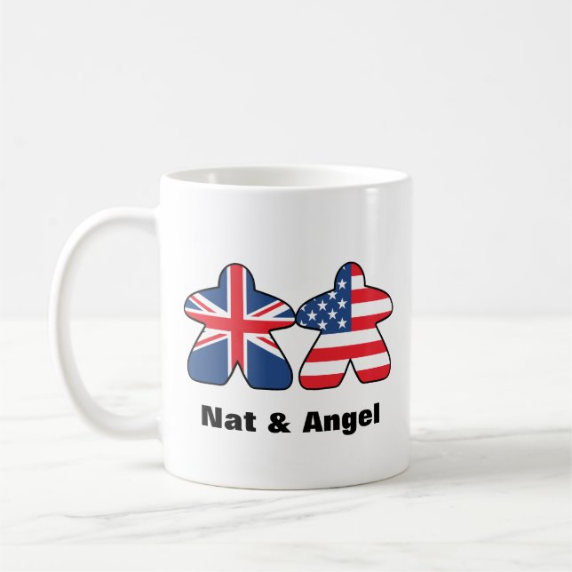 Planet Meeple Pals, UK & US Mug (Left)