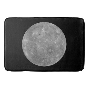 Planet Mercury Bath Mat