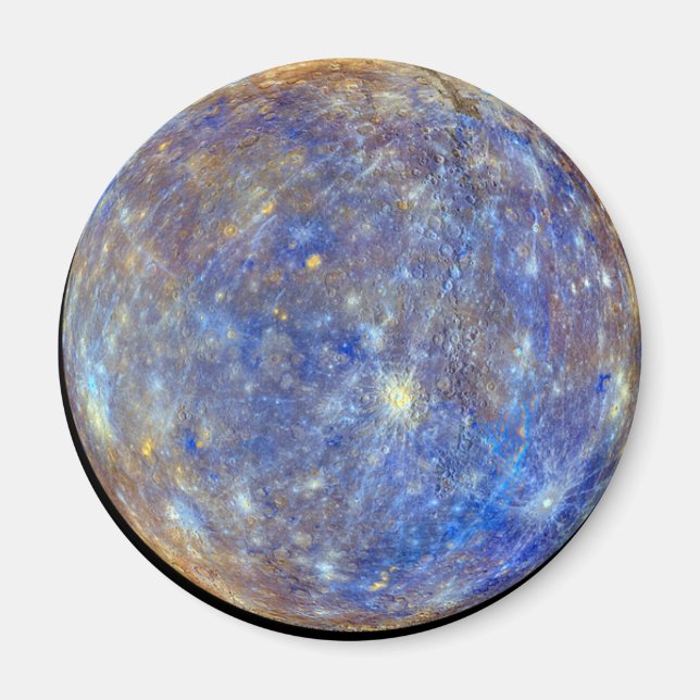 Planet Mercury Refrigerator or Locker Magnet (Front)
