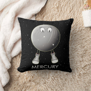 Planet Mercury & Stars Cushion