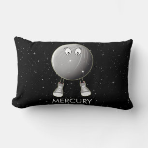 Planet Mercury & Stars Lumbar Cushion