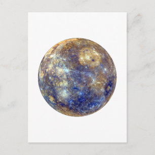 PLANET MERCURY v2 (solar system) ~~ Postcard