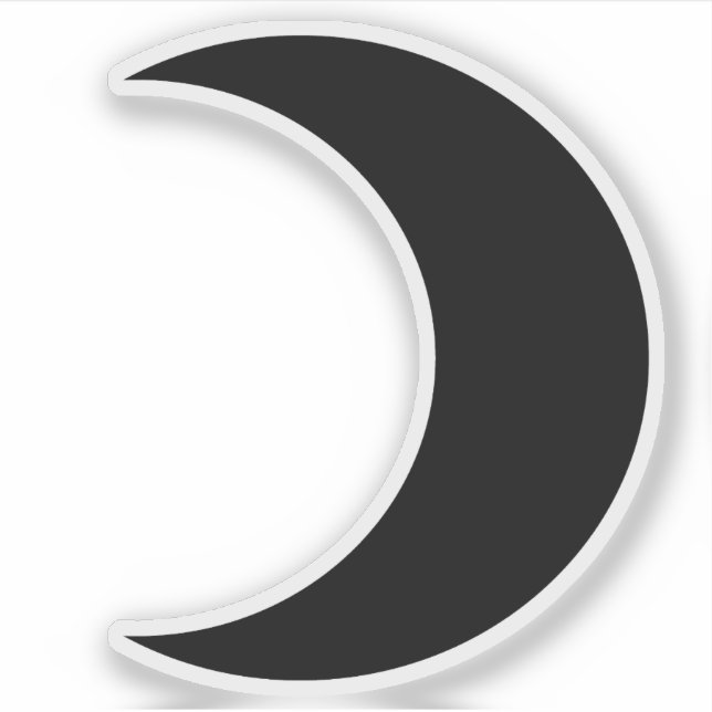 Planet Moon Symbol (black) (Front)