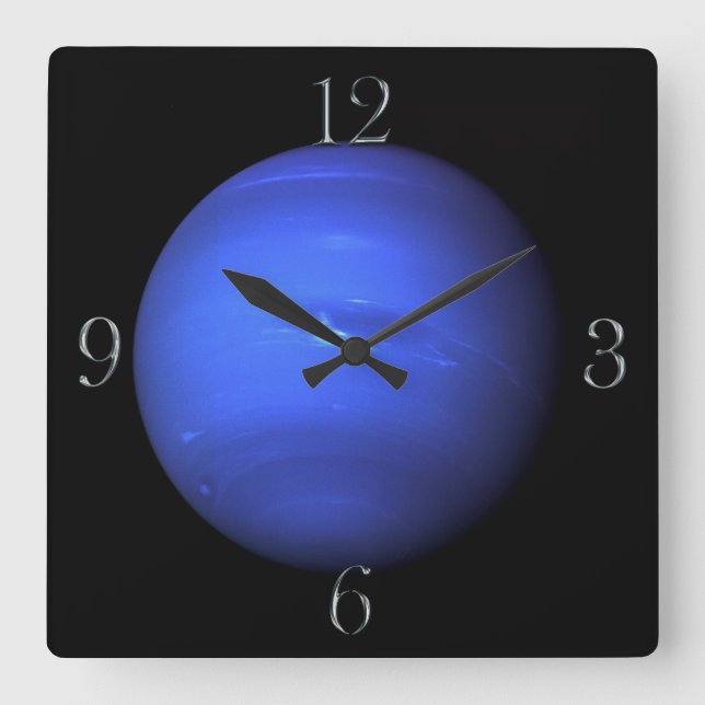 Planet Neptune Astronomy-lovers Wall Clock (Front)
