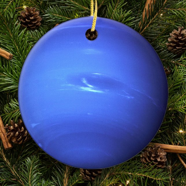 Planet Neptune Christmas Tree Ceramic Ornament (Creator Uploaded)
