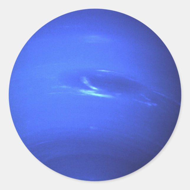 Planet Neptune Classic Round Sticker (Front)