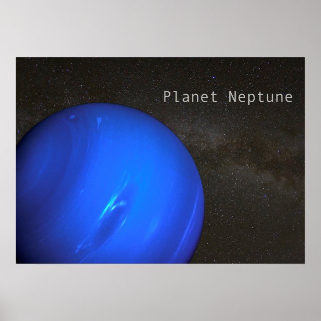 Planet Neptune Poster (Front)